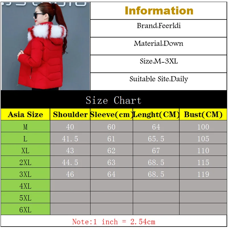 Winter Cotton Padded Clothes Women Warm Plush Short Cotton Coats Faux Fur Collar Hooded Cotton-padded Female Overcoat Jacket