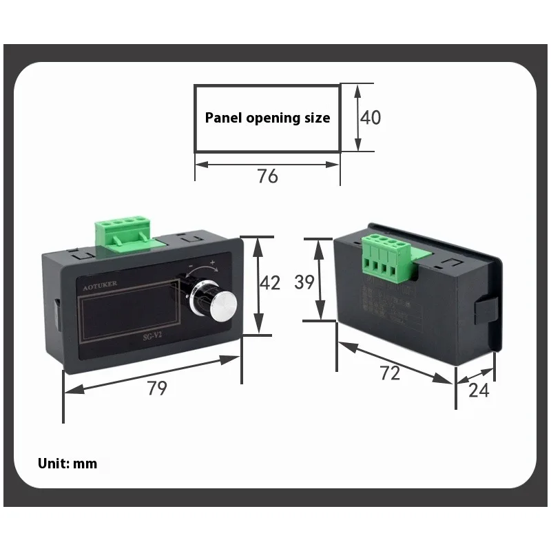 Voltage Current Signal Generator 0/4-20mA Simulator 0-10V Transformer Meter PLC Tester