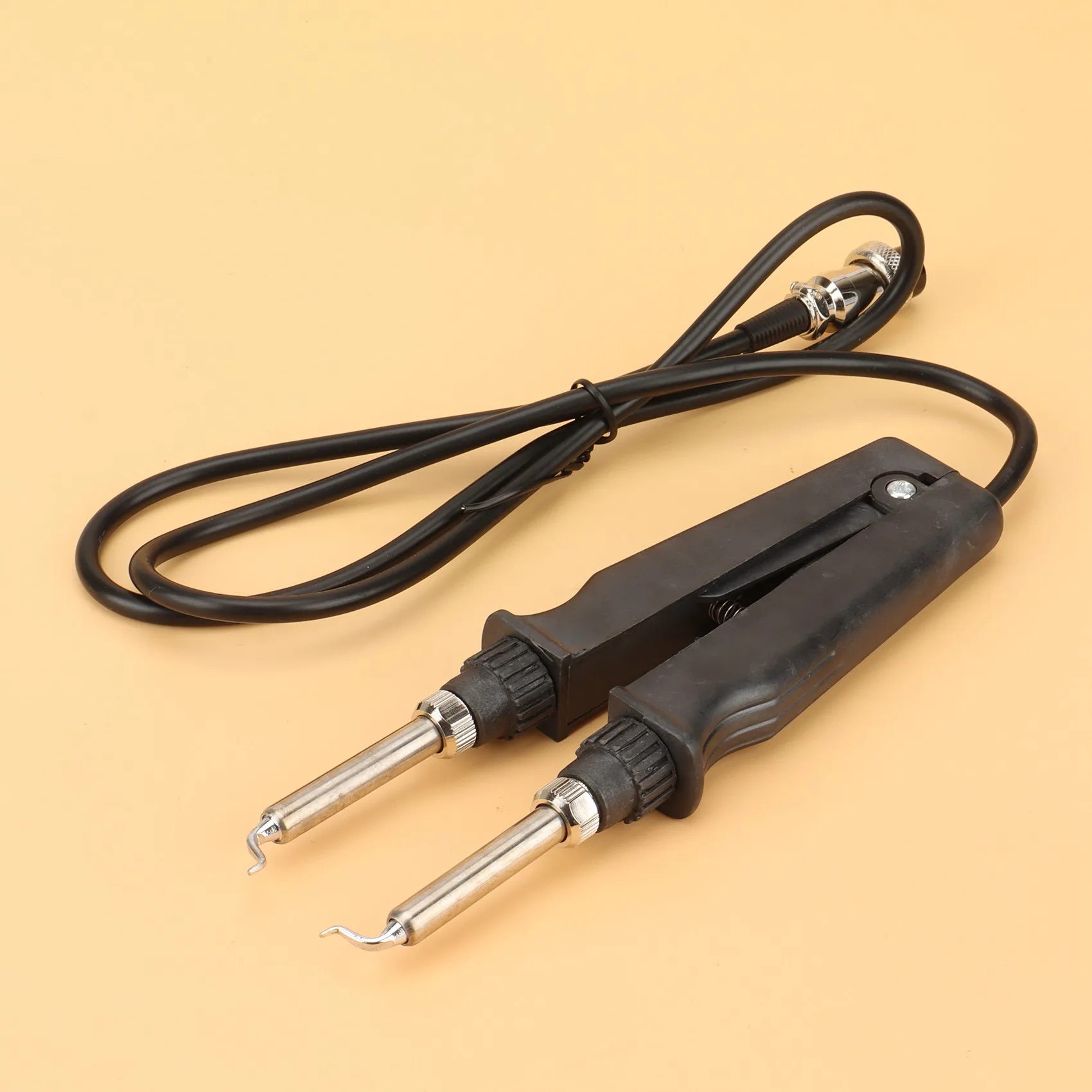 A11E-902 ESD SMD Doppio Saldatore Pinzetta Maniglia Clip Pinza Riscaldamento Stazione di Saldatura Accessori Punta Piatta