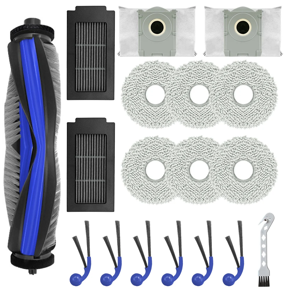 

For ECOVACS For DEEBOT T30C/Omni/T30C/Omni/Gen2 Robot Vacuum Cleaner: 1 Set Main Brush, Mop, Filter, Dust Bag, Side Brush