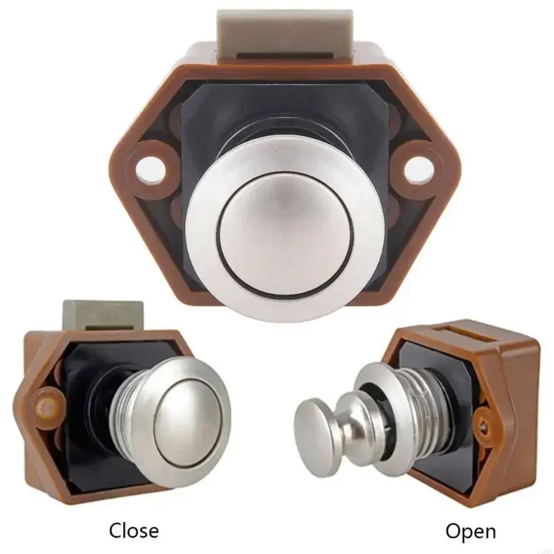 20mm/26mm RV push-button lock, keyless RV push-button lock, metal material, suitable for RVs, campervans, furniture hardware