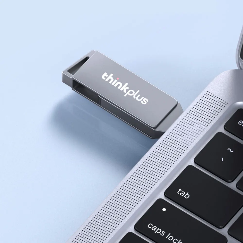 레노버 씽크플러스 USB 3.2 C타입 플래시 드라이브, 듀얼 포트 U 디스크, 회전식 금속 USB 스틱, 32GB, 64GB, 128GB, 256GB, OTG MU251