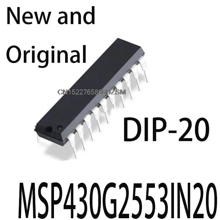 2PCS New and Original MSP430G2553IN DIP20 M430G2553 DIP-20 MSP430G2553 DIP MSP430G2303 M430G2303 MSP430G2553IN20 MSP430G2303IN20