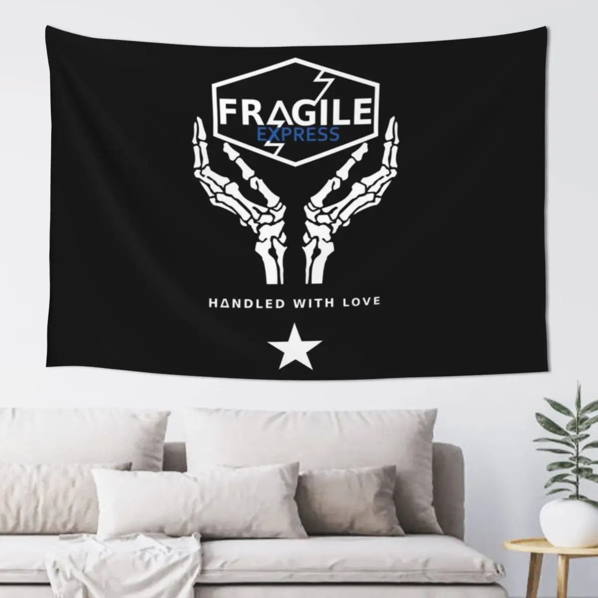 

Handle with Care Tapestry Room Decorating Aesthetic Wall Hanging Wall Decorations For Your Bedroom Tapestry
