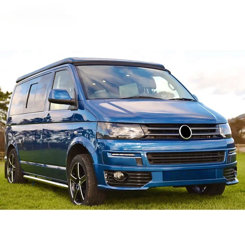 Body Kit Include Front Bumper Spoiler Lip and Daytime Running Light and DRL Case for Model for Volkswagen VW T5