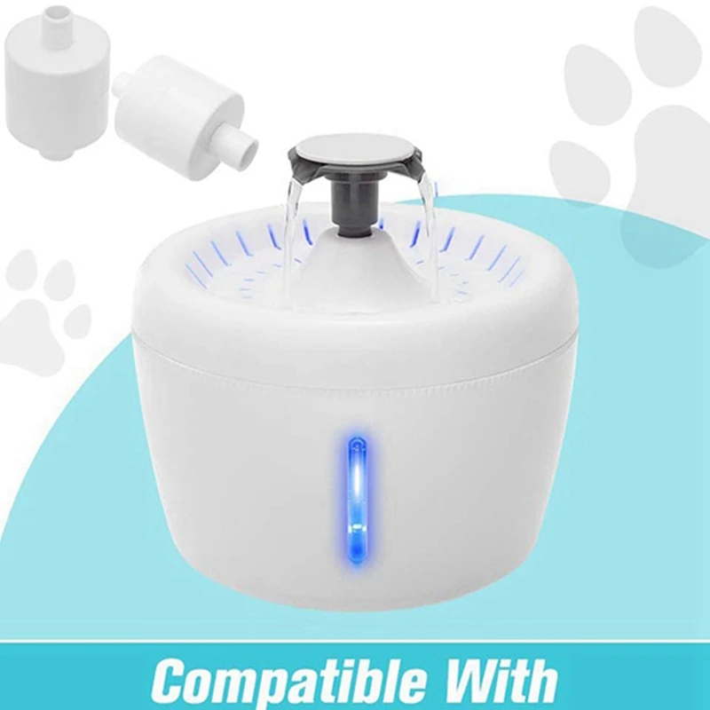 12Pcs Cat Water Fountain Filter Dog Drinking Dispenser Filter Flowing Fresh Water/Loop Filter Automatic