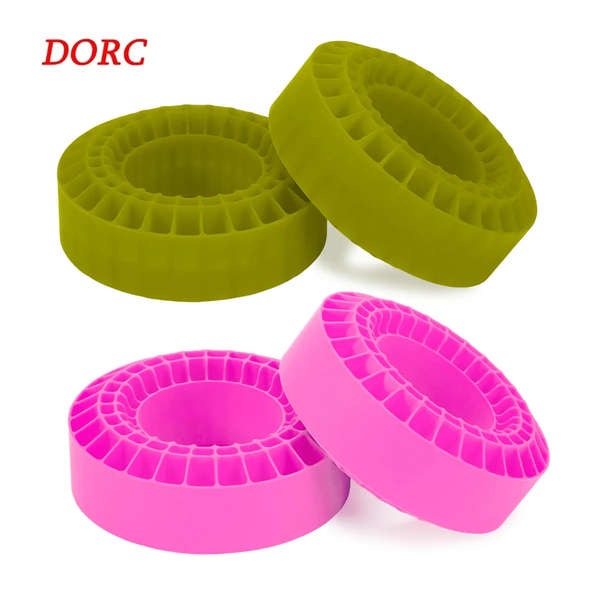 2/4Pcs Silicone Rubber Insert Foam 108mm Fits 1.9