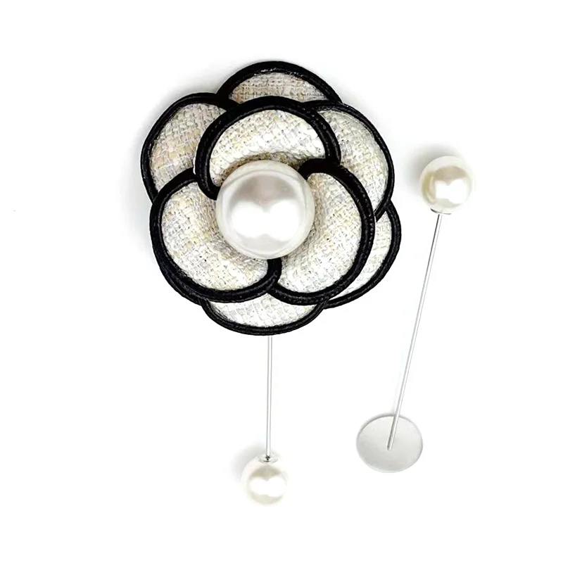 20/100Pcs Silber Farbe Perle Edelstahl Lange Pin DIY Machen Handgemachte Blume Brosche Für Frauen Schmuck Zubehör Erkenntnisse großhandel – Detail 7