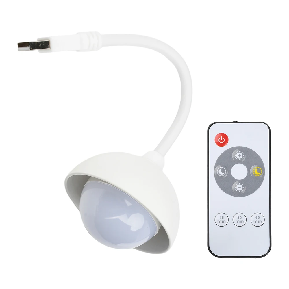 DC 5V USB Night Light LED Touch Sensor Bendable Mini Book Reading Light Voice/Remote Control Home Supply