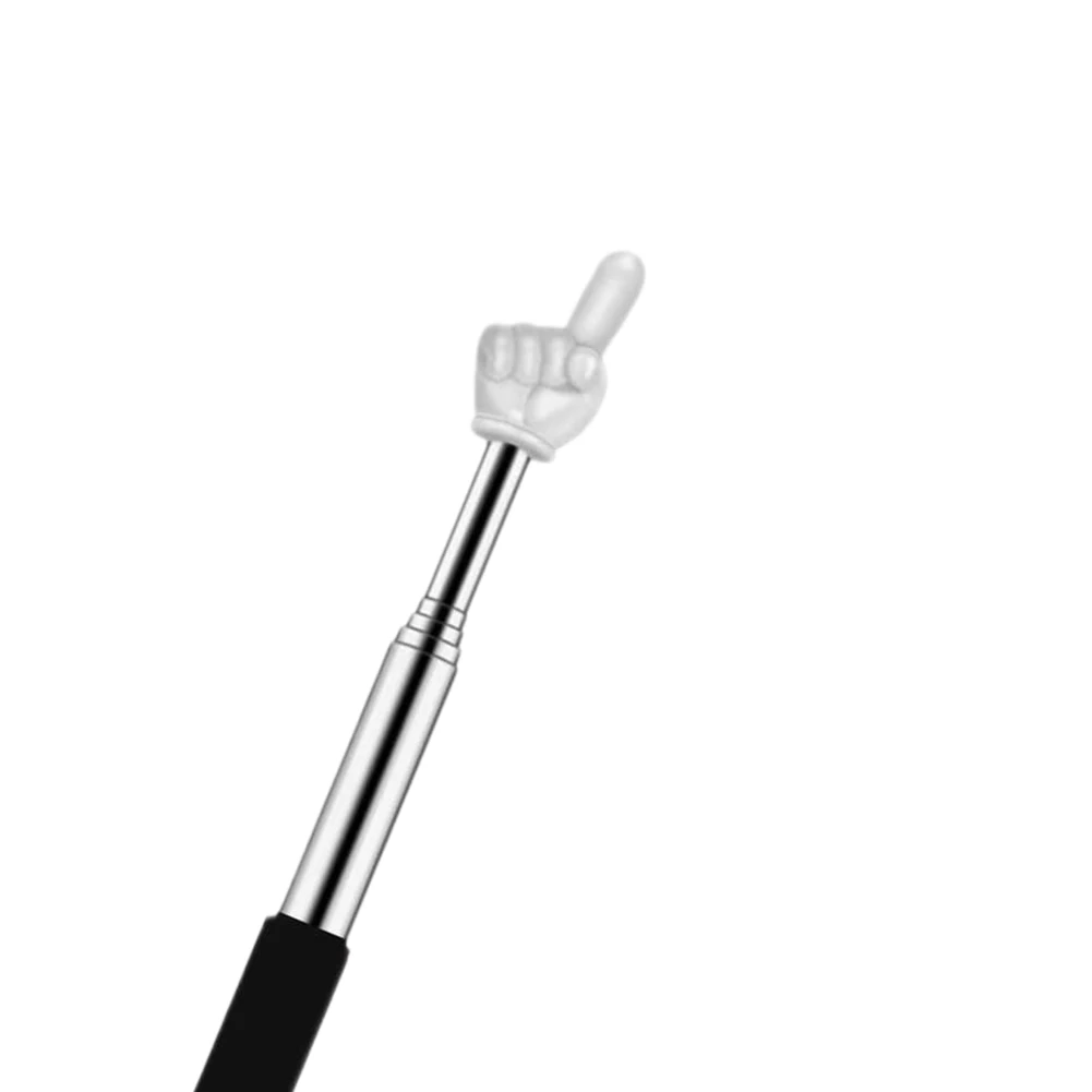 10 stuks Leraar Pointer Sticks Roestvrij Staal Uitschuifbare Hand Pointer Multifunctionele Vinger Pointer Stick voor Basisschool