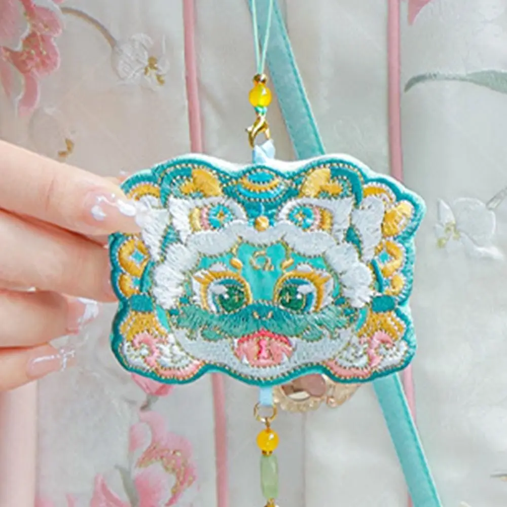 Cartoon Chinese New Year Sachet Bag Hanging Chinese Traditional Style Sachet Pedant Necklace Crafts Snake Year Blessing Pouch