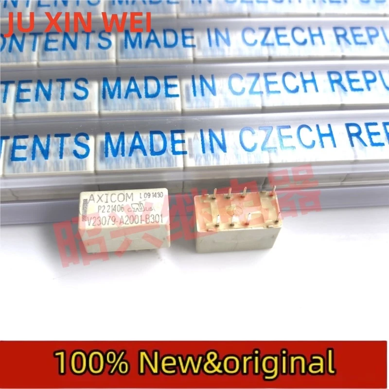 

5 шт. Новые и оригинальные реле axicom Tyco v23079-a2001-b301, 8-контактные, с двумя открытыми и двумя закрытыми контактами.