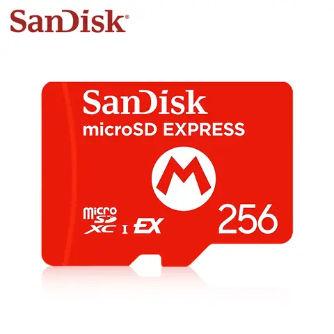 SanDisk Professional Nintendo Switch 2 MicroSD EXPRESS Card 256GB Original Flash Memory Card for Switch2 Game Console Max 880Mb