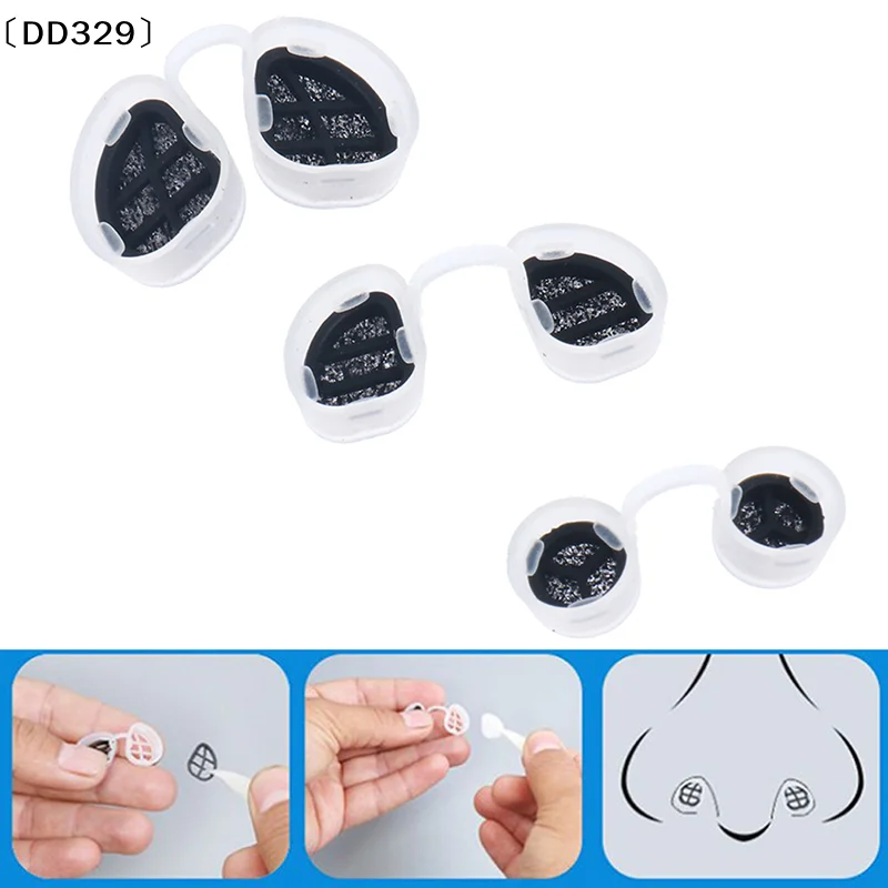 Carbon Nose Invisible Nasal Filter Anti Air Pollution Pollen Allergy Dust Filter〔DD329〕