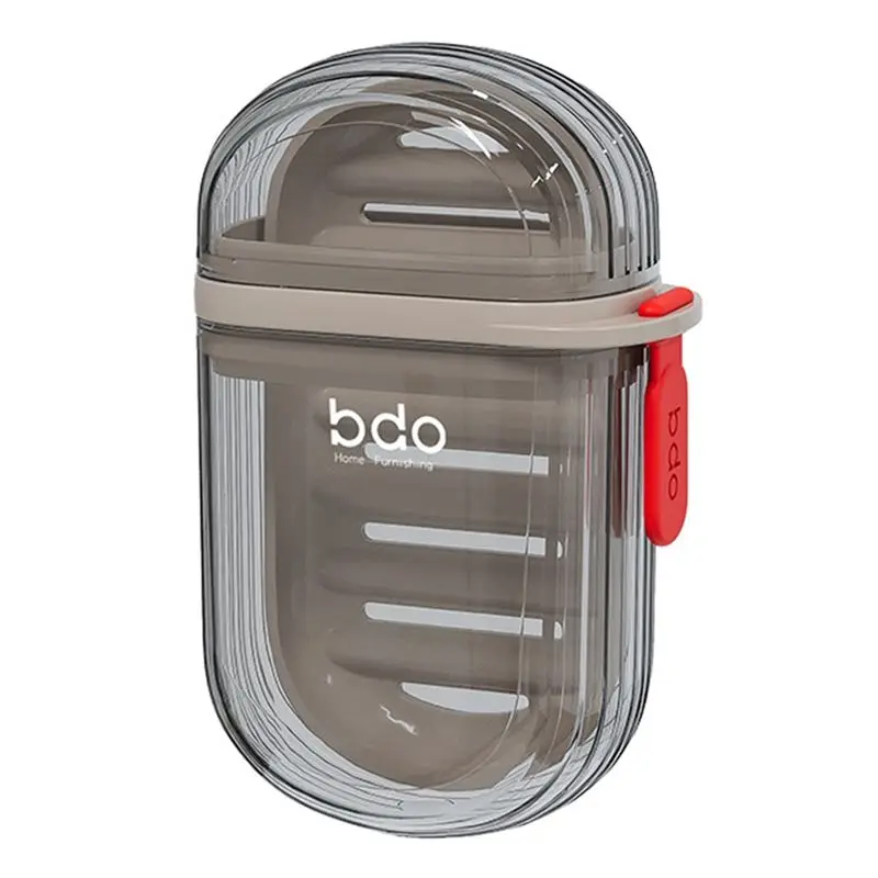 

4PCS Travel Soap Case Portable Soap Holder Travel Soap Container With Lid Portable Bar Soap Case Travel Soap Dishes-ABQU
