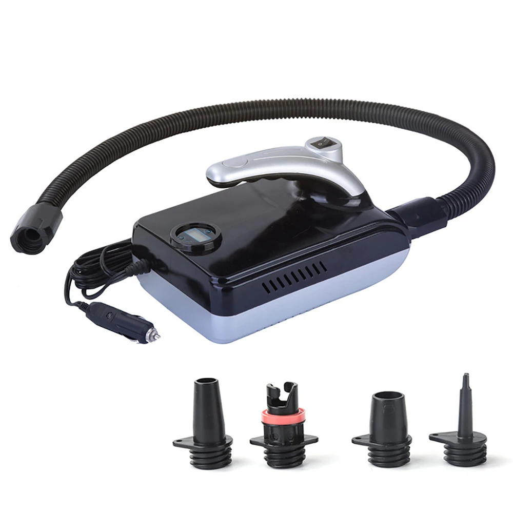 

110W Electric SUP Air Pump 12V Quick Air Inflator with Digital Display for Inflatable SUP Stand Up Outdoor Paddle Board Boat
