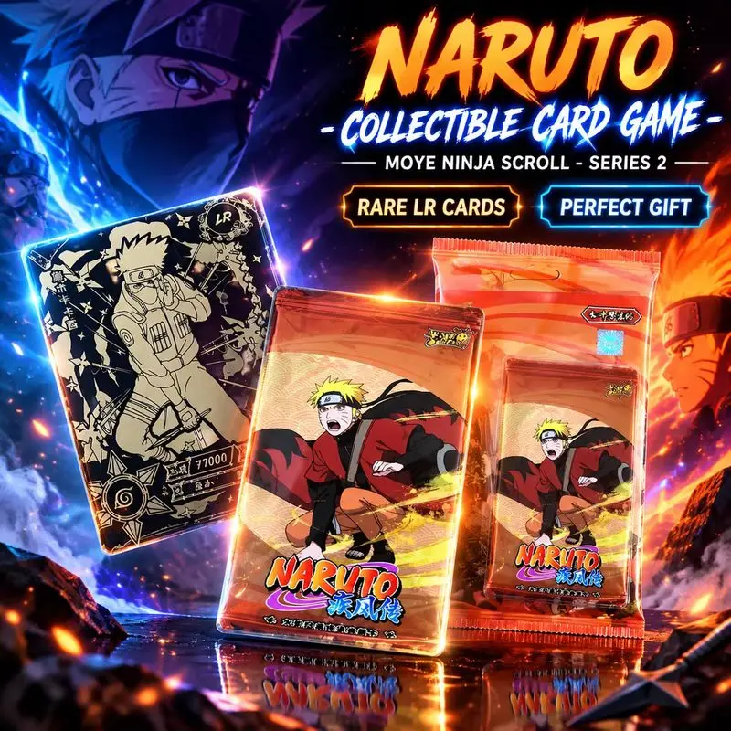 Official Genuine Card Game Naruto Ninja Soul 2 Konoha Ninja Manual Peripheral Collection Cards Surprise Daily Gifts For Friends