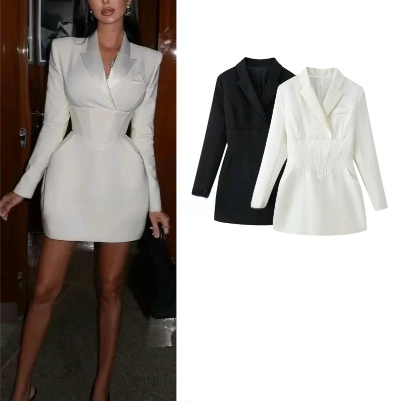 

Новый зимний женский пригородный костюм Long Sve ort Dr Fibone с поясом на талии, юбка из полиэфирного волокна