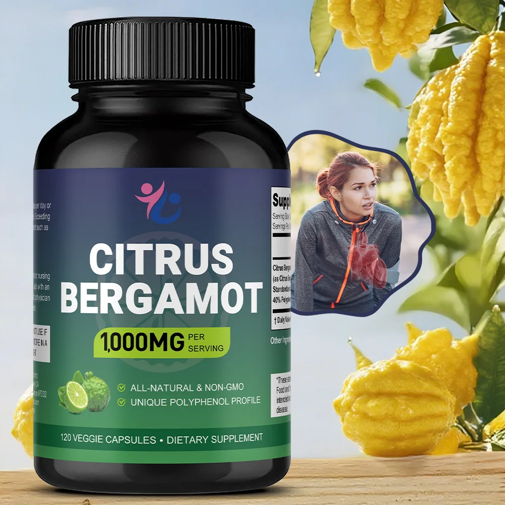 

Organic Citrus Bergamot Supplement, Supports Healthy Cholesterol & Heart, Promotes Metabolic, Enhances Athletic Performance