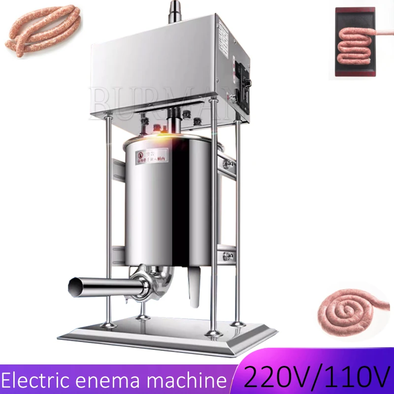 Commercial Electric Sausage Stuffer Automatic 220V 110V Sausage Filling Machine