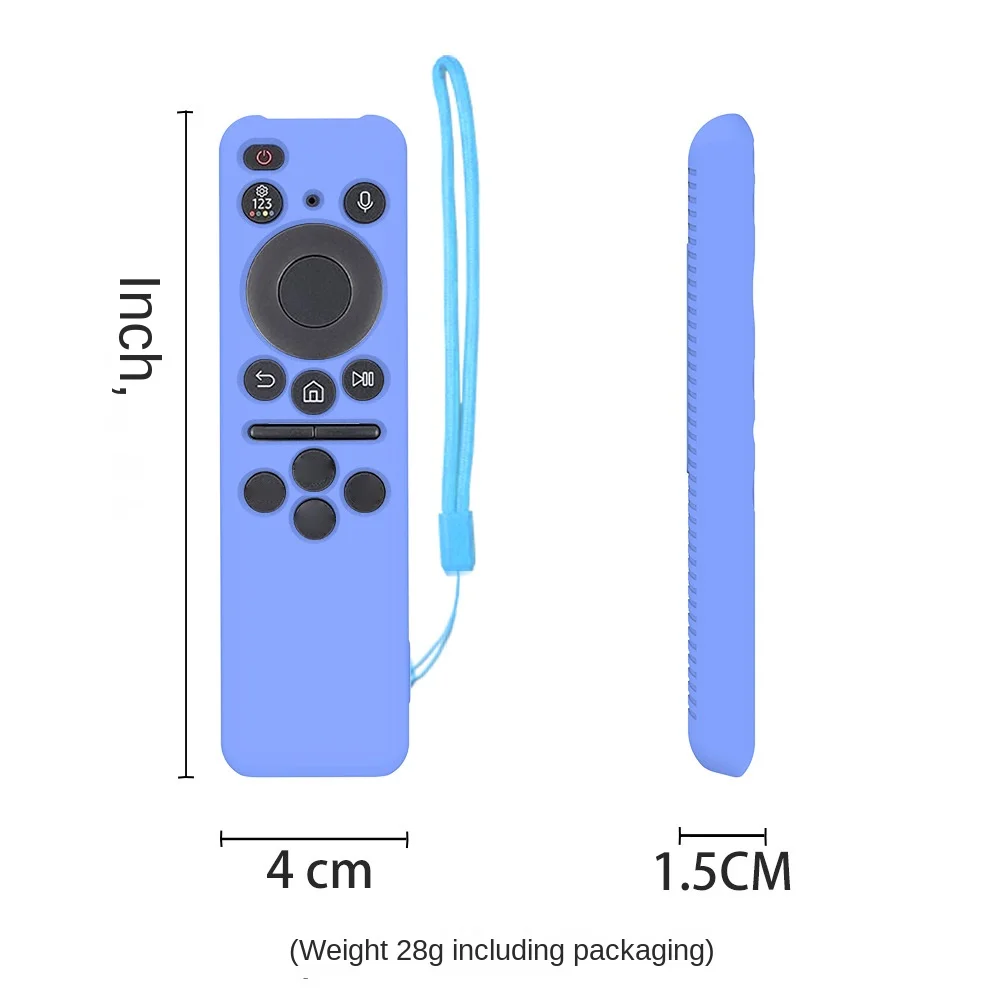 Luminous Remote Control Protective Sleeve Shockproof Silica Gel Remote Control Dust Cover for Samsung BN59-01432a/01432J