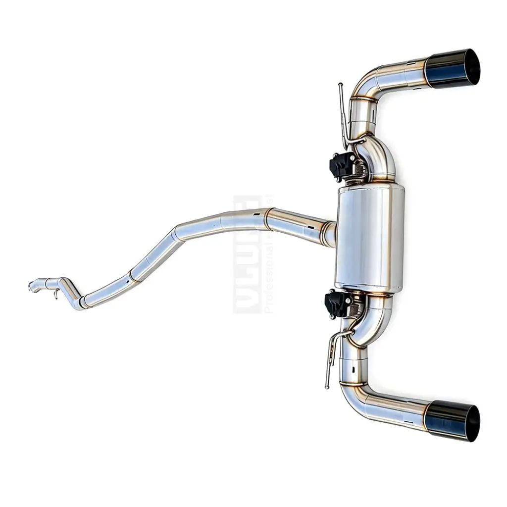 

For BMW 335i (N55) F30 3.0t 2012-2015 3.5-inch racing performance stainless steel manifold exhaust cat harness valve