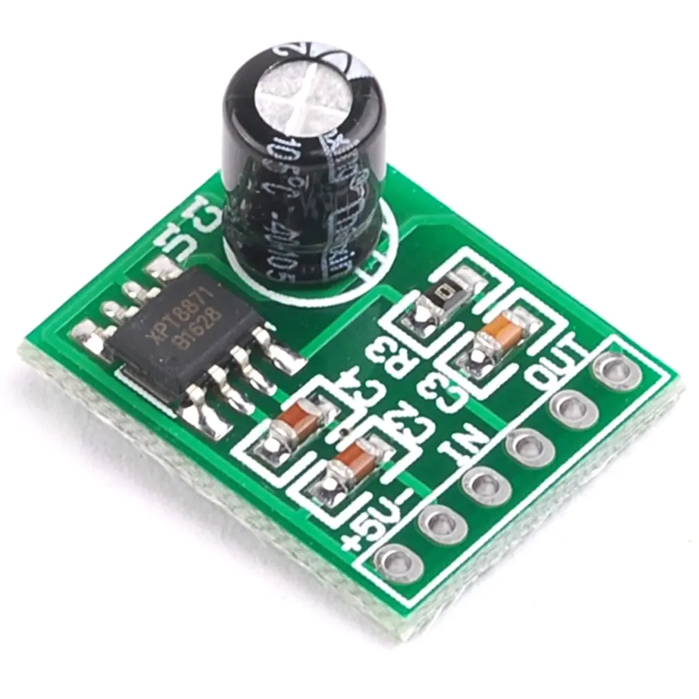 Mini placa amplificadora de potencia Mono, módulo amplificador de potencia 8871, 5V, USB