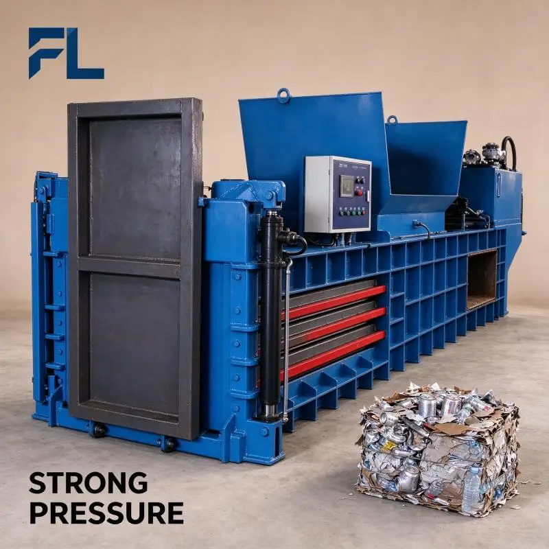 Hydraulic Baler Heavy Duty Recycling Compressor High Density Bale for Waste Carton PET Bottle Bundling
