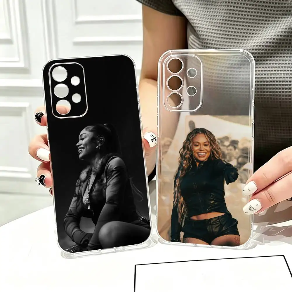 R-Rapper L-Latto Big mama Phone Case For Samsung S25,S24,S21,S22,S23,S30,Ultra,S20,Plus,Fe Transparent Cover
