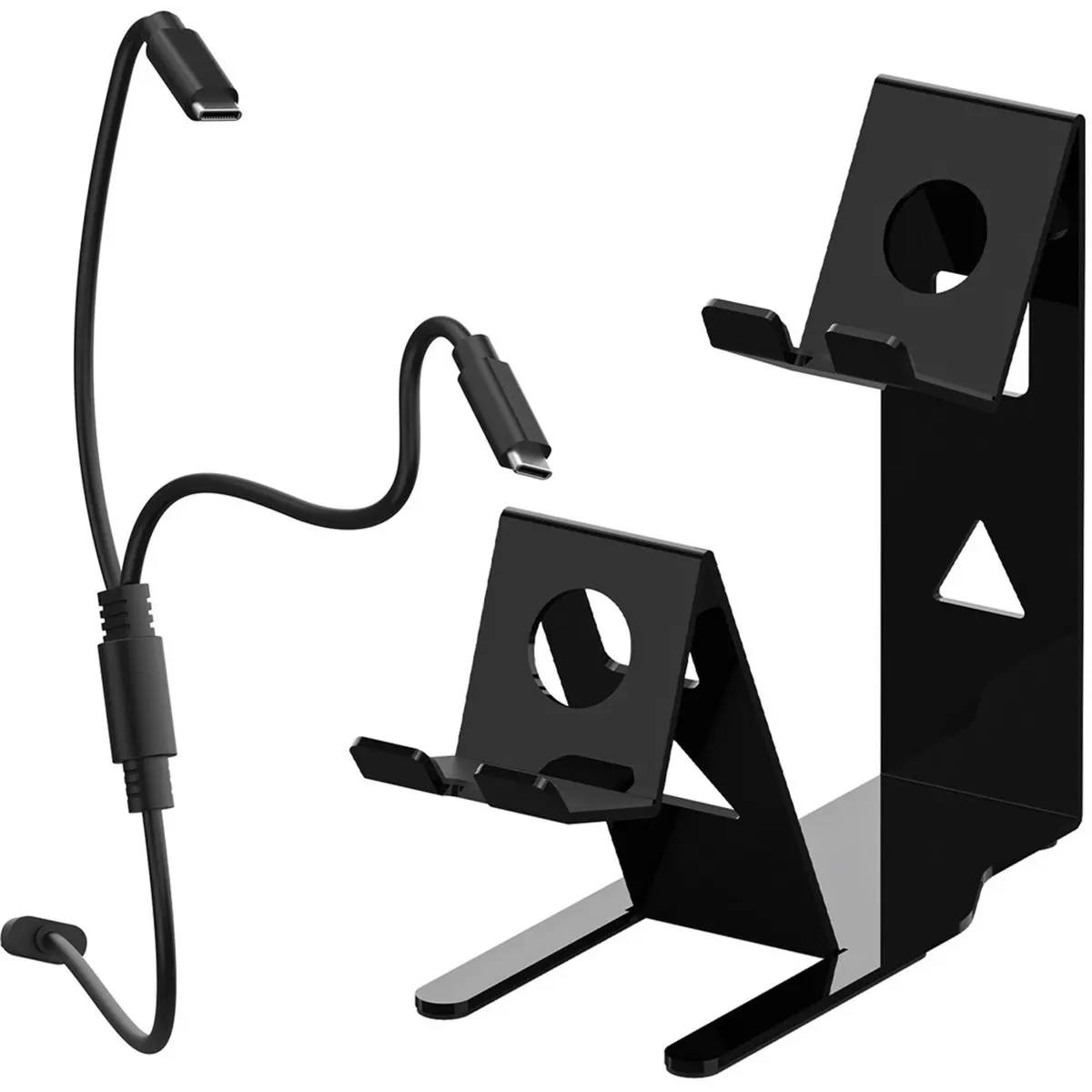 【~ New N07R】Gamepad Rack Stand Space Saving Desktop Stand Dual Game Controller Stand Holder for Switch/// Accessories