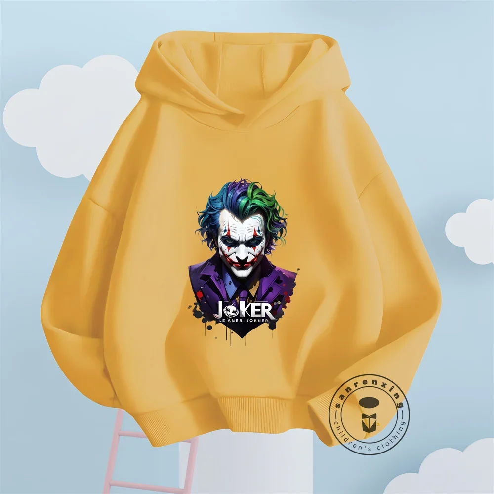 DC Comics The Joker Kids Hoodie Kids Girls Odzież Modne ubrania dla chłopców Jesienne ciepłe topy sportowe Powrót do szkoły Prezent