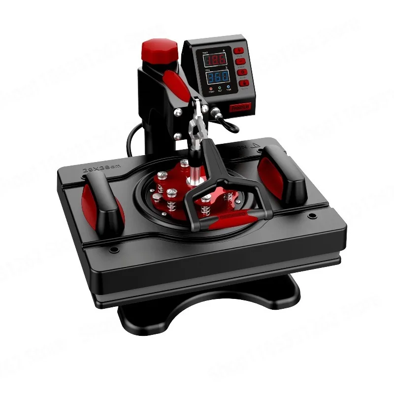 Five in one manual heat transfer printing machine mini home clothes heat press machine