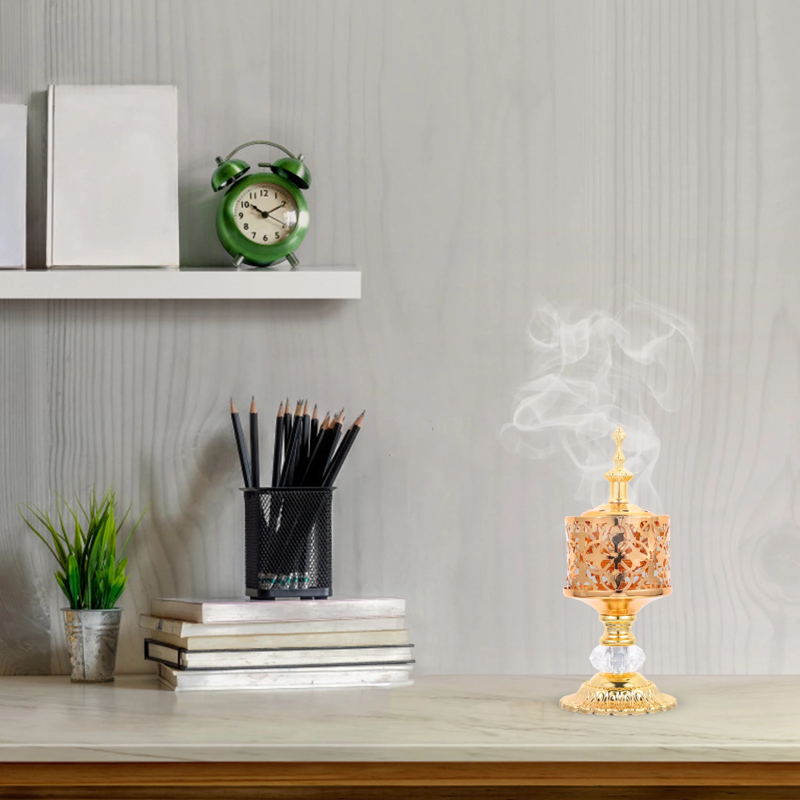 

Iron European Aromatherapy Room Iron Incense Burner Purifier Yoga Sauna Home European Incense Burner Decoration