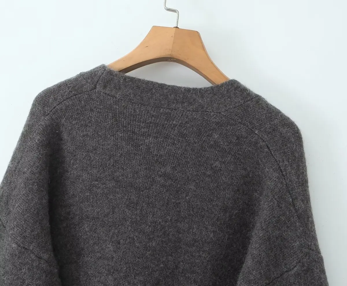 Nuovo cardigan addensato autunnale da donna |   Cappotto a maniche lunghe versatile in stile europeo chic