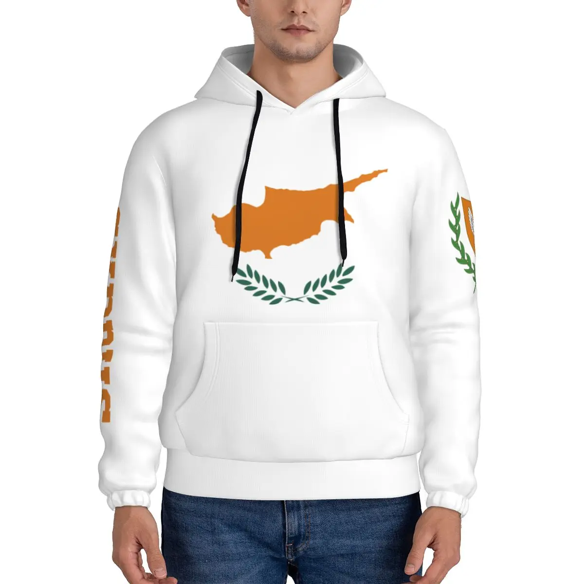 CYPRUS 3D Country Flag Print Hoodie Custom Name Number Men Sweatshirt Women Hip Hop Streetwear Tracksuit Clothing