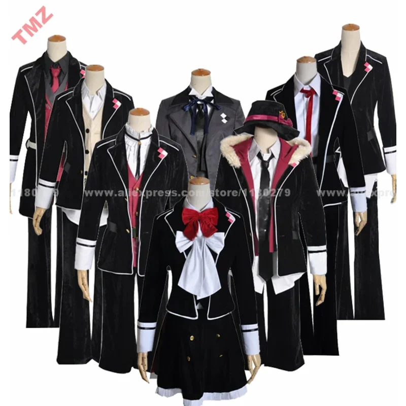 Diabolik Lovers Yui Komori Laito Sakamaki Reiji Sakamaki Shu Sakamaki Subaru Sakamaki Anime Cosplay Costume,Custom Accepted SD43