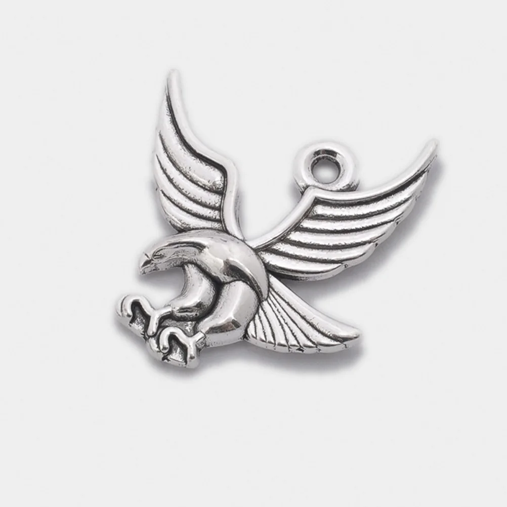 

20Pcs Eagle Charm Pendants Alloy DIY Jewelry Making Necklace Bracelet Accessories Silver Pendant Charms Alloy Pendant Charm
