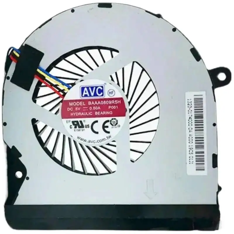 مروحة تبريد وحدة المعالجة المركزية للكمبيوتر المحمول الأصلي الجديد لـ nuc11 nuc11tnhi50l Tiger Canyon nuc8i7hvk مروحة مضيف صغيرة baaa0809r5h P001 dc5v 0.5A *&*