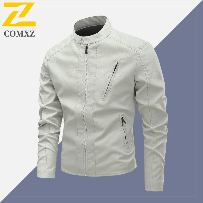 

COMXZ Branded Male Jacket Turndown Collar Outdoor Climbing Lightweight Coat Fashion Self-cultivation Windproof Autumn Garment