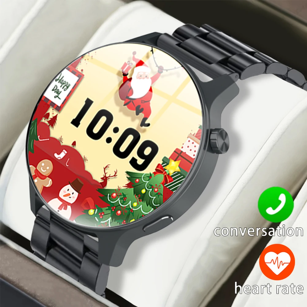 New Couple Smart Watch 5.4 Bluetooth Call 1.43-inch AMOLED Screen 466 * 466 Resolution 3D Dynamic Dial Women's Smart Watch