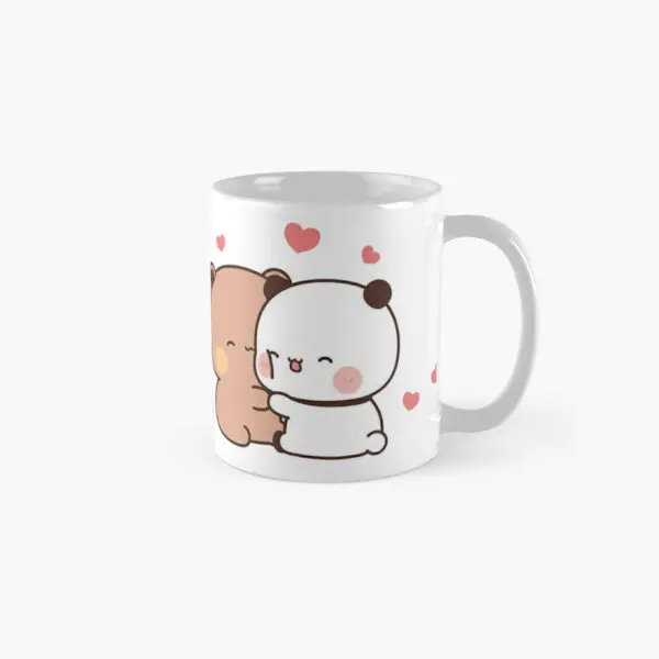 Bubu And Dudu Classic  Mug Handle Round Printed Cup Coffee Tea Image Gifts Design Simple Drinkware Picture Photo