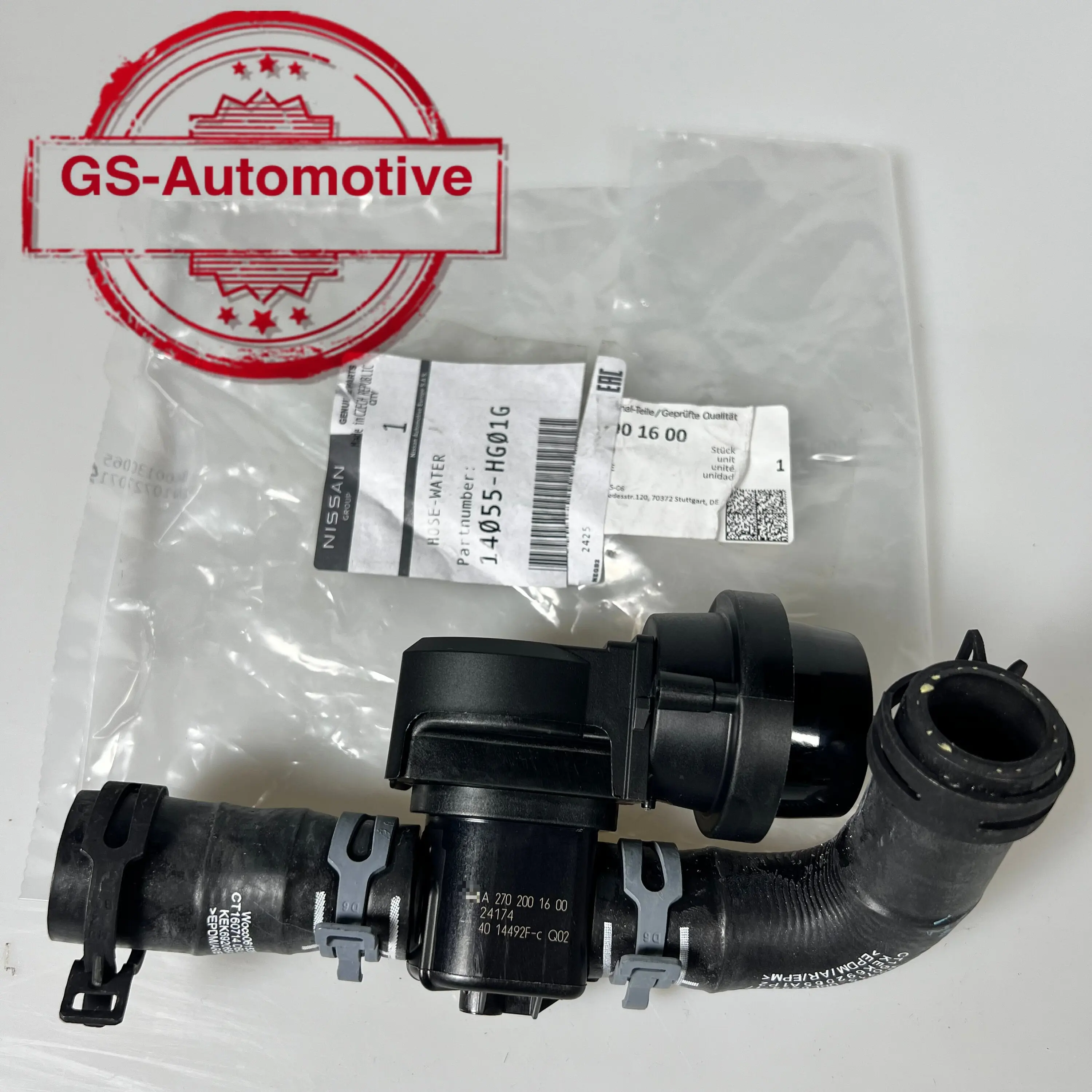 

2702001600 A2702000300 Original factory quality Cooling Water Circulation Coolant Shutoff Valve for Benz Cla M270 X156 W176