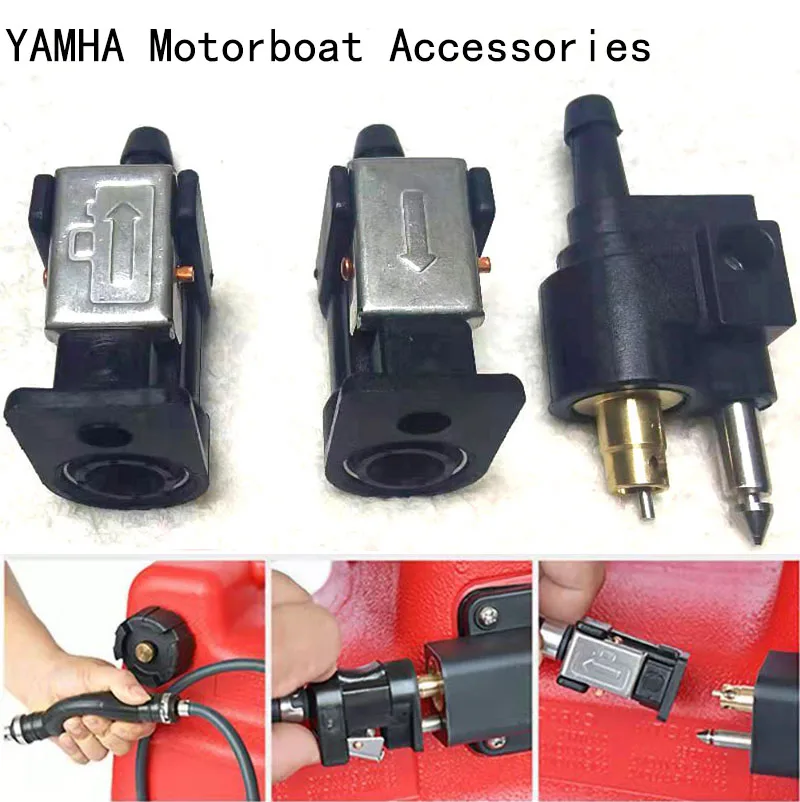 

1 Set 1/4 ″ 6mm Male & 5/16 ″ 8mm For Yamaha Outboard Motor Accessories Female Fuel Line Hose Adapter Fitting Pipe Connector