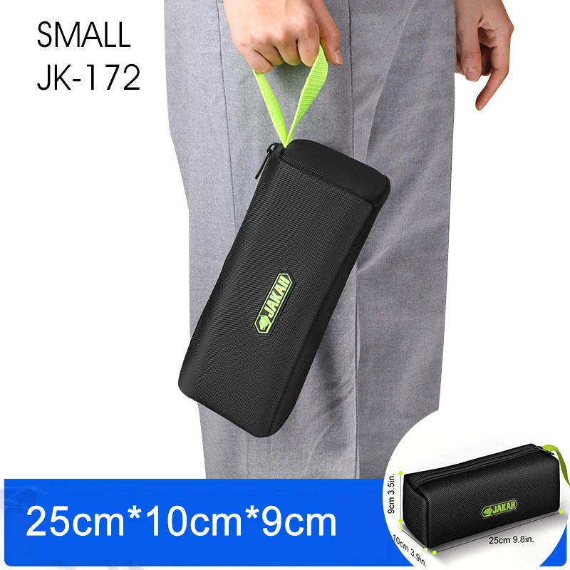Jakah Elektriker-Werkzeugtasche, multifunktional, Oxford, verdickt, Holzbearbeitung, Aufbewahrung, Schraubendreher-Set, Werkzeugtasche, tragbare Handtasche – Detail 14
