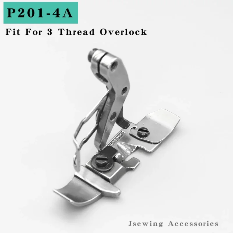 P201-4A Presser Foot for Siruba 988 Pegasus EX5200 Jack 798 Three Thread Overlock Sewing Machine 3 Line Accessories