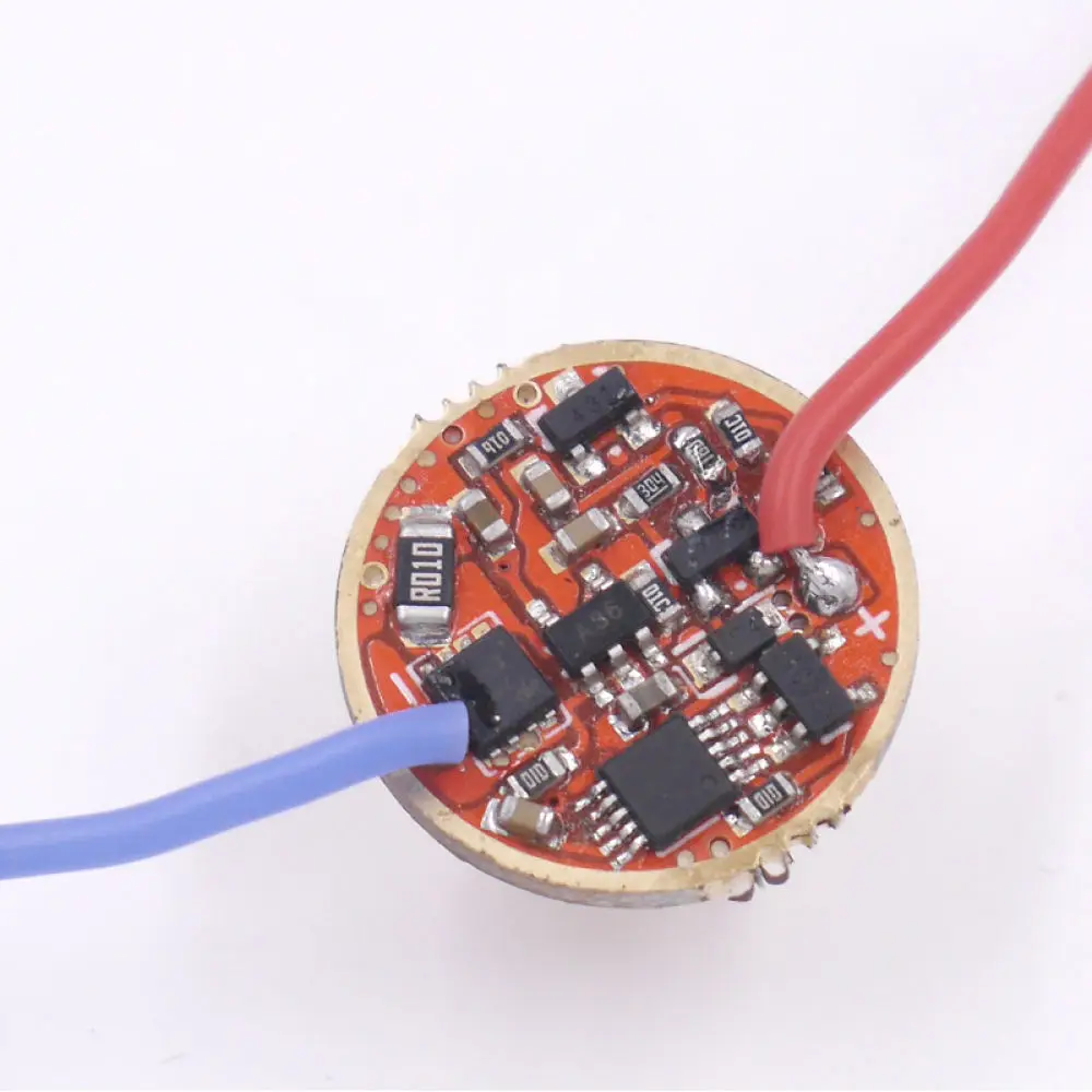 For Mantaray Flashlight Board 17mm Led Driver Circuit 5A High Power Modification Accessories Thermal Control Module