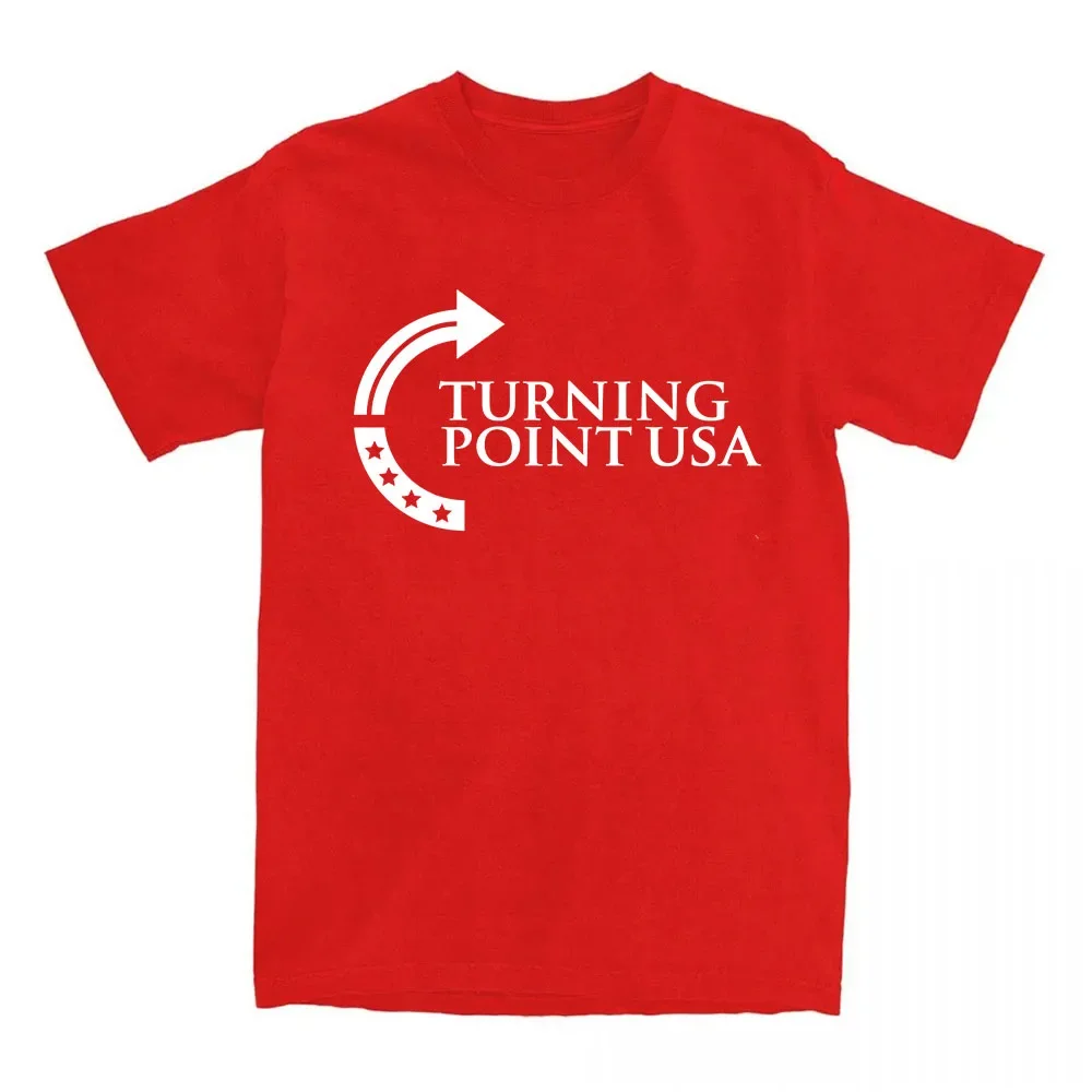Turning Point Usa T Amerikanischen Charlie Kirk Mode T-shirt Baumwolle Kurzarm Casual Unisex Streetwear Männer/Frauen T-shirts Drucken