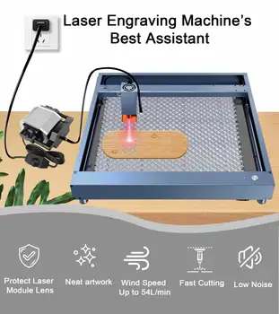 54公升/分鐘雷射雕刻機/數控切割機及雷射雕刻用空氣輔助泵,低噪音空氣輔助泵,附可調式旋鈕 10 最佳銷售 空氣泵雷射 - №5