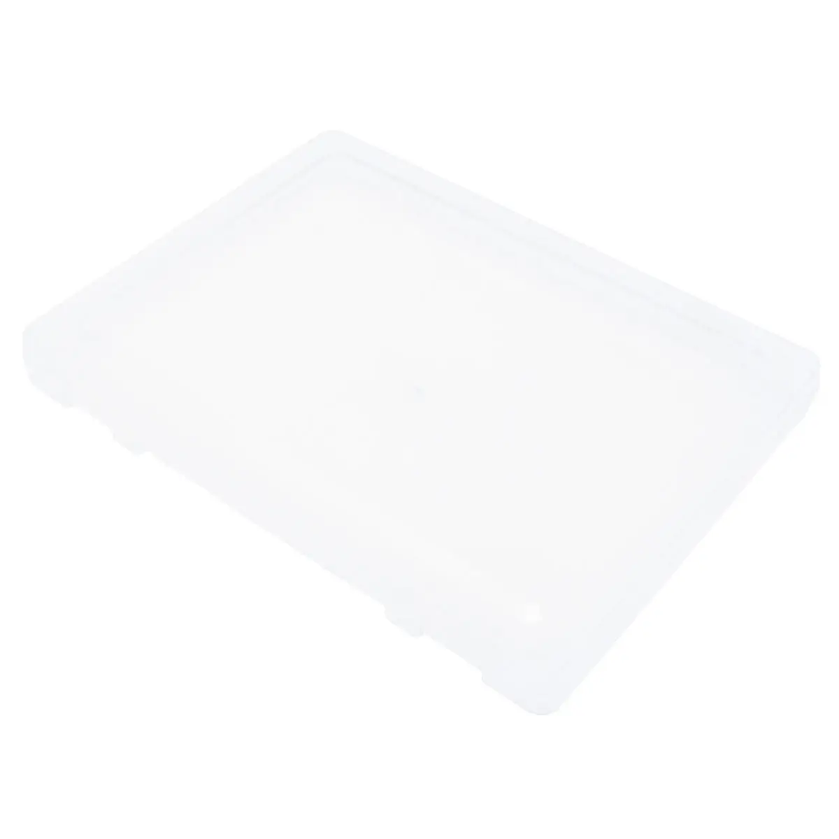 Clear Plastic Document Storage Box Stackable Transparent Filing Paper Case Lightweight Portable Holder for Office Home Use
