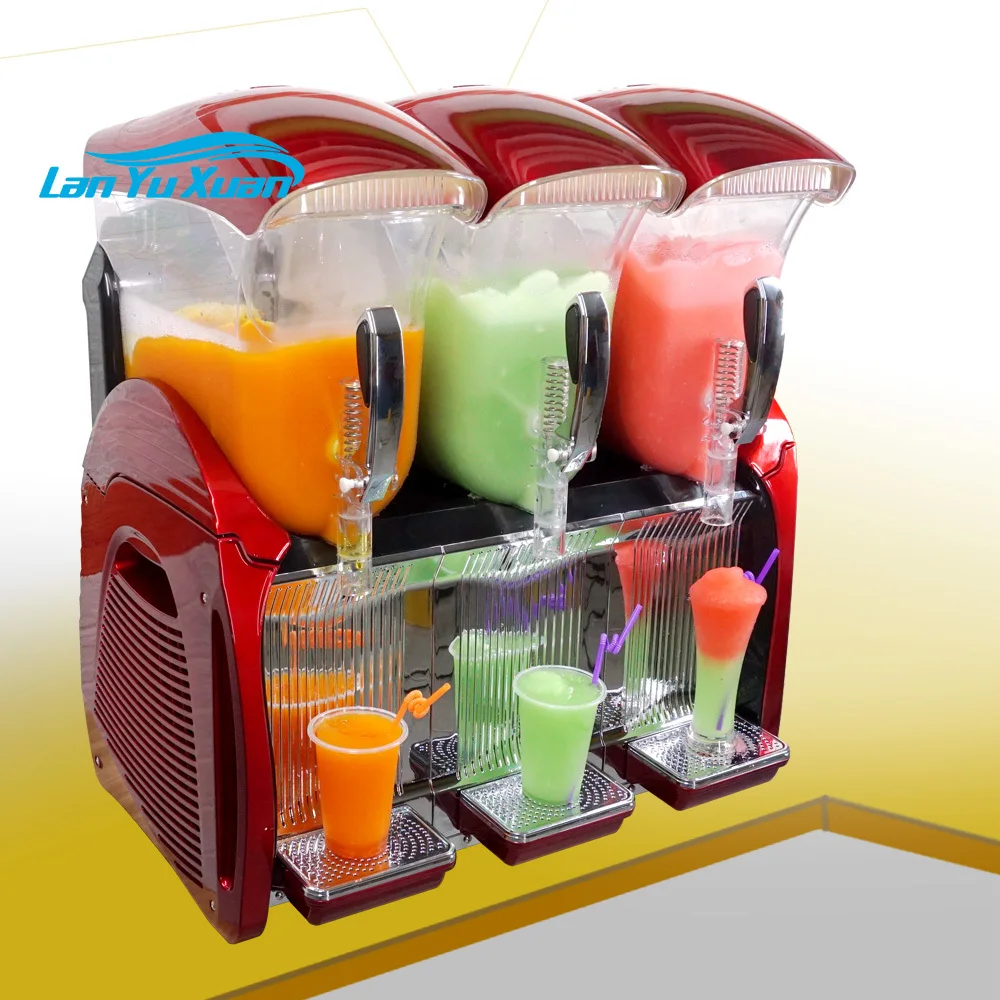 Kolice Free shipping 12Lx3 bowls ice Frozen Cocktail beverage dispenser /gbg slush machine